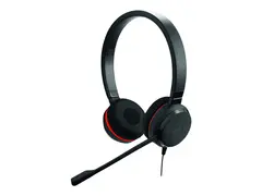 Jabra Evolve 30 II UC stereo - Hodesett on-ear - kablet - USB-C, USB-A - lydisolerende - Alcatel-Lucent Certified, Avaya Certified, Certified for Microsoft Teams, Cisco Certified, Unify Certified