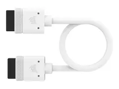 Corsair iCUE LINK - Strøm/data-kabel - CORSAIR iCUE link til CORSAIR iCUE link 20 cm - hvit (en pakke 2)