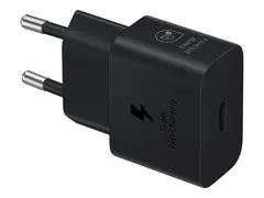 Samsung EP-T2510N - Strømadapter 25 watt - 3 A - PD 3.0, SFC, PD/PPS (24 pin USB-C) - på kabel: USB-C - svart