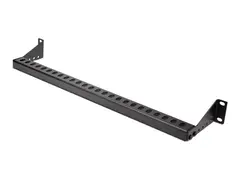 STARTECH.COM 1U Horizontal Cable Management Bar w/Adjustable Depth Rack-