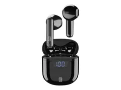 Cellular Line SEEK - True wireless-hodetelefoner med mikrofon i &#248;ret - Bluetooth - svart