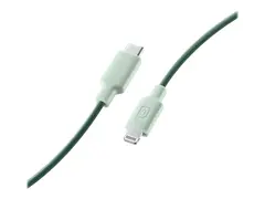 Cellular Line Stylecolor - Lightning-kabel 24 pin USB-C hann til Lightning hann - 1 m - grønn
