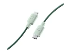 Cellular Line Stylecolor - USB-kabel 24 pin USB-C (hann) til 24 pin USB-C (hann) - 1 m - grønn