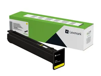 Lexmark - Gul - original - boks - tonerpatron LCCP, LRP for Lexmark CS963e, CX833se, CX950se, CX951se, CX961se, CX962se, CX963se