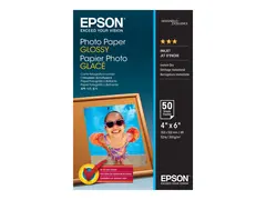 Epson - Blank - 102 x 152 mm - 200 g/m² - 50 ark fotopapir for EcoTank ET-2850, 2851, 2856, 4850; EcoTank Photo ET-8500; EcoTank Pro ET-5800