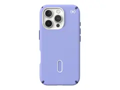 Speck Presidio 2 Pro - Baksidedeksel for mobiltelefon med klikkl&#229;s - MagSafe-samsvar - hard polykarbonat, bl&#248;t termoplastpolyuretan (TPU) - fremtidig lavendel, cassis lilla - for Apple iPhone 16 Pro