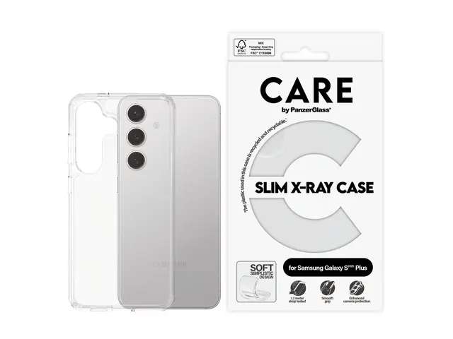 CARE by PanzerGlass X-Ray - Baksidedeksel for mobiltelefon myk bas...