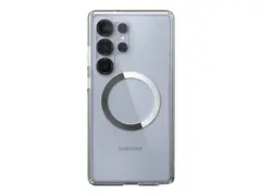 Speck Presidio Perfect-Clear Magnet Baksidedeksel for mobiltelefon - hard polykarbonat, bl&#248;t termoplastpolyuretan (TPU) - blank, krom - for Samsung Galaxy S25 Ultra