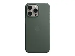 Apple - Baksidedeksel for mobiltelefon - MagSafe-samsvar FineWoven - eviggrønn - for iPhone 15 Pro Max