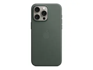 Apple - Baksidedeksel for mobiltelefon MagSafe-samsvar - FineWoven - eviggrønn - for iPhone 15 Pro Max