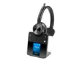 Poly Savi 7410 OFFICE - Savi 7400 series hodesett - on-ear - DECT / Bluetooth - tr&#229;dl&#248;s - svart