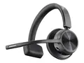 Poly Voyager 4310 - Voyager 4300 UC series hodesett - on-ear - Bluetooth - tr&#229;dl&#248;s, kablet - USB-C - svart - Certified for Microsoft Teams, Zoom Certified