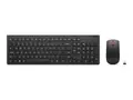 Lenovo Essential Wireless Combo Gen 2 - Tastatur- og mussett tr&#229;dl&#248;s - 2.4 GHz - QWERTY - Norsk - svart