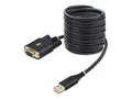 STARTECH.COM 10ft/3m USB to Null Modem Serial Adapter Cable COM Retention FTDI