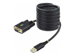 STARTECH.COM 10ft/3m USB to Null Modem Serial Adapter Cable COM Retention FTDI