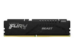 Kingston FURY Beast - DDR5 - modul 16 GB - DIMM 288-pin - 6400 MHz / PC5-51200 - CL32 - 1.4 V - ikke-bufret - on-die ECC - svart