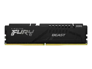 Kingston FURY Beast - DDR5 - modul 16 GB - DIMM 288-pin - 6400 MHz / PC5-51200 - CL32 - 1.4 V - ikke-bufret - on-die ECC - svart