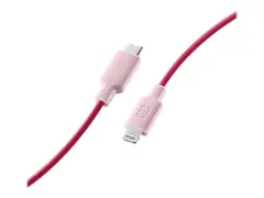 Cellular Line Stylecolor - Lightning-kabel 24 pin USB-C hann til Lightning hann - 1 m - rosa