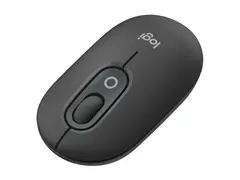 Logitech POP - Mus - tilpassbar emoji - optisk 4 knapper - tr&#229;dl&#248;s - Bluetooth 5.1 LE - grafitt