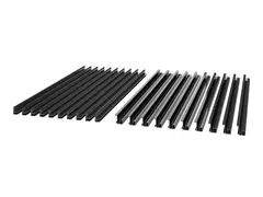 APC NetShelter - Monteringsskinne for rackpanel takmonterbar - svart (en pakke 10)