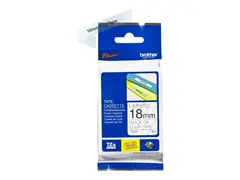 Brother TZe-141 - Standardklebemiddel - svart p&#229; blank Rull (1,8 cm x 8 m) 1 kassett(er) laminert teip - for Brother PT-P750, P950; P-Touch PT-E310; P-Touch Cube PT-P910; P-Touch Cube Plus PT-P710