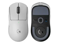 Logitech G PRO X SUPERLIGHT 2 - Mus gaming - optisk - 5 knapper - tr&#229;dl&#248;s - 2.4 GHz - USB Logitech LIGHTSPEED-mottaker - hvit