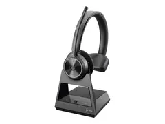 Poly Savi 7310-M Office - Savi 7300 series hodesett - on-ear - DECT - trådløs - svart - Certified for Microsoft Teams