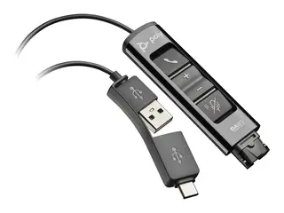 Poly DA85 - Hodetelefonkabel - USB, 24 pin USB-C hann til Quick Disconnect hann 1.3 m - for OMEN 40L by HP GT21-1026nd; Poly DA70, DA75, DA80, DA85-M