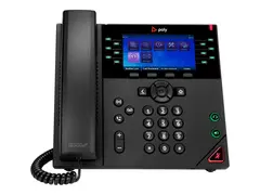 Poly VVX 450 - OBi Edition - VoIP-telefon treveis anropskapasitet - SIP, SRTP, SDP - 12 linjer - svart