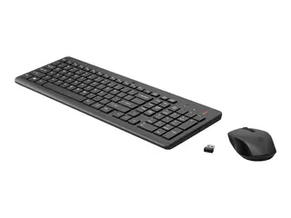 HP 330 - Tastatur- og mussett - trådløs 2.4 GHz - svart - for HP 21, 22, 24, 27; Laptop 15, 15s, 17; Pavilion 24, 27, TP01; Pavilion Laptop 14, 15
