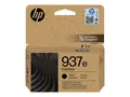 HP 937e EvoMore - Svart - original - blekkpatron for Officejet Pro 9110b, 9120e, 9720E, 9720e Wide Format, 9730e