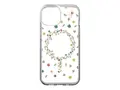IDEAL OF SWEDEN - Baksidedeksel for mobiltelefon MagSafe-samsvar - resirkulert polykarbonat, resirkulert TPU-plast - petite blomster - for Apple iPhone 15