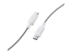 Cellular Line Stylecolor - USB-kabel 24 pin USB-C (hann) til 24 pin USB-C (hann) - 1 m - hvit