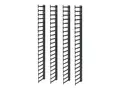APC - Rack-kabelf&#248;ringssett - svart 20U - TAA-samsvar (en pakke 4) - for P/N: NBPD0160A, NBWL0355A, SMX3000HV-BR, SMX3000LV2U-BR, SRT1000RMXLI, SRT1000RMXLI-NC