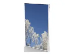 HI-ND - Monteringskomponent (frontdeksel) for flatpanel - pulverbelagt metall - hvit, RAL 9003 - skjermst&#248;rrelse: 55&quot; - kiosk