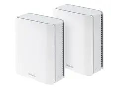 ASUS ZenWiFi BT10 - Wi-Fi-system (2 rutere) - inntil 6000 kvadratfot - maske 10GbE, 5GbE, 2.5GbE, Wi-Fi 7 Multib&#229;nd