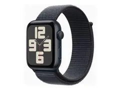 Apple Watch SE (GPS) - 2. generasjon 44 mm - midnattsaluminium - smartklokke med sportssl&#248;yfe - myk dobbeltlagsnylon - blekk - h&#229;ndleddst&#248;rrelse: 130-200 mm - 32 GB - Wi-Fi 4, Bluetooth - 32.9 g