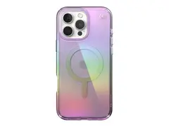 Speck Presidio Lux - Baksidedeksel for mobiltelefon MagSafe-samsvar - hard polykarbonat, bl&#248;t termoplastpolyuretan (TPU) - fantastisk lilla, blank - for Apple iPhone 16 Pro Max