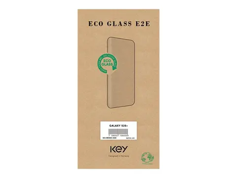 Key Eco - Skjermbeskyttelse for mobiltelefon kant-til-kant - glass - for Samsung Galaxy S25+