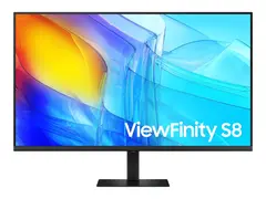 Samsung ViewFinity S8 S37D800EAU S80D Series - LED-skjerm - 37&quot; - 3840 x 2160 UHD @ 60 Hz - VA - 350 cd/m&#178; - 3000:1 - HDR10 - 5 ms - HDMI, DisplayPort - svart