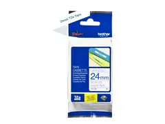Brother TZe-253 - Bl&#229;tt p&#229; hvitt Rull (2,4 cm x 8 m) 1 kassett(er) laminert teip - for Brother PT-D600, P750, P950; P-Touch PT-D800, E550, P900, P950; P-Touch Cube Pro PT-P910