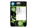 HP 937 - 4-pack - svart, cyan, magenta, gul original - blekkpatron - for P/N: 403X8B#ABF, 403Y0B#AB5, 537P5B, 53N94B, 5A0S0C