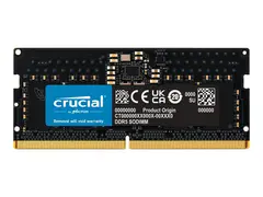 Crucial - DDR5 - modul - 8 GB - SO DIMM 262-pin 5200 MHz / PC5-41600 - CL42 - 1.1 V - on-die ECC