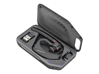 Poly Voyager 5200 - Hodesett - i øret Bluetooth - trådløs, kablet - USB-A via Bluetooth-adapter - svart