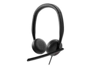Dell Wired Headset WH3024 - Hodesett - on-ear kablet - USB-C - Zoom Certified, Certified for Microsoft Teams