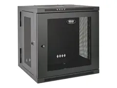Eaton Tripp Lite Series 12U Wall Mount Rack Enclosure Server Cabinet Hinged Doors/Sides Rack skap - veggmonterbar - svart - 12U - 19&quot;