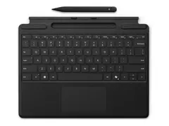 Microsoft Surface Pro Flex Keyboard Tastatur - med akselerometer, styrepute, lagrings- og ladebakke for Surface Slim Pen 2 - svart - med Slim Pen 2 - for Surface Pro