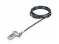 StarTech.com 25-Pack Laptop Lock, Compatible w/Noble Wedge/Nano/K-Slot Sikkerhetskabell&#229;s - s&#248;lv, svart - 2 m - TAA-samsvar (en pakke 25)
