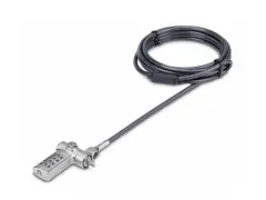StarTech.com 25-Pack Laptop Lock, Compatible w/Noble Wedge/Nano/K-Slot Sikkerhetskabell&#229;s - s&#248;lv, svart - 2 m - TAA-samsvar (en pakke 25)