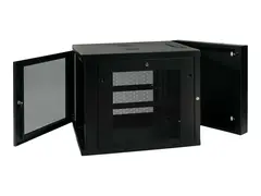 Eaton Tripp Lite Series 12U Wall Mount Rack Enclosure Server Cabinet Hinged 33&quot; Extended Depth Rack skap - veggmonterbar - svart - 12U - 19&quot;